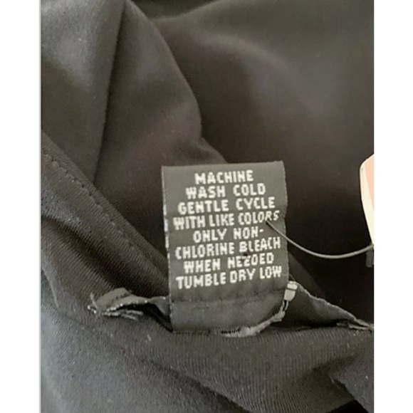 ALFANI Sz 2X Black Jersey Midi Dress w/Knot Accent - Picture 5 of 5